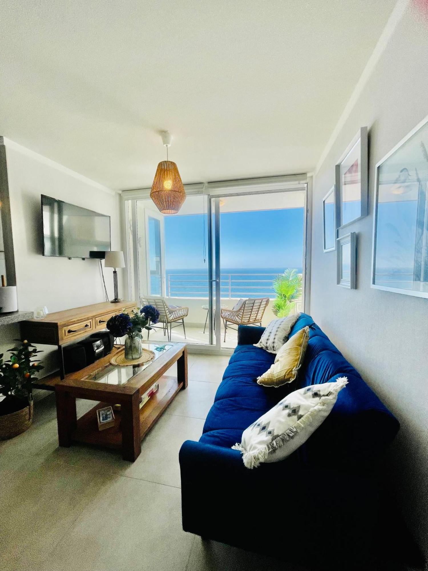 Departamento A Pasos De La Playa Con Vista Al Mar, Detras De Casino Enjoy Coquimbo